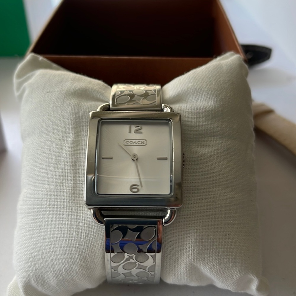 Coach Silver C Bracelet watch